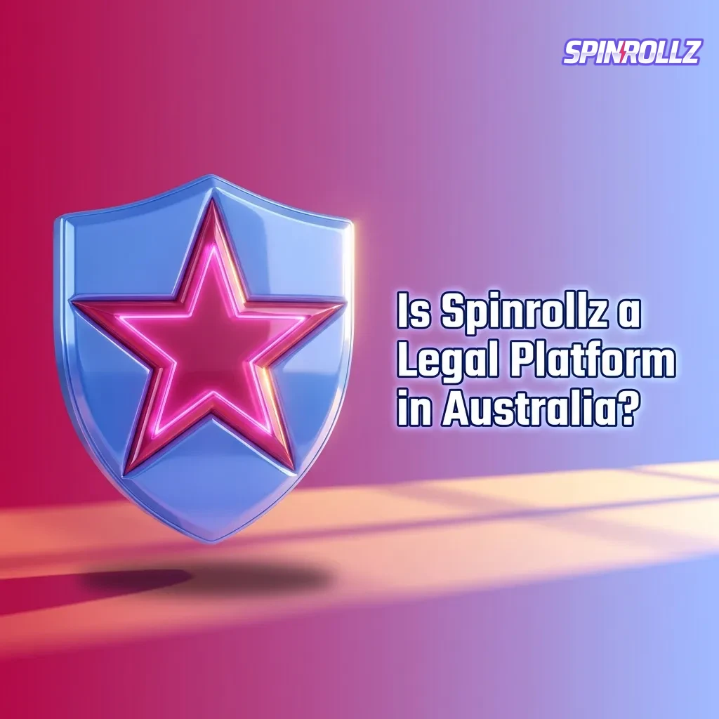 Spinrollz casino platform legal information for Australian players showing Curacao license and responsible gaming features.