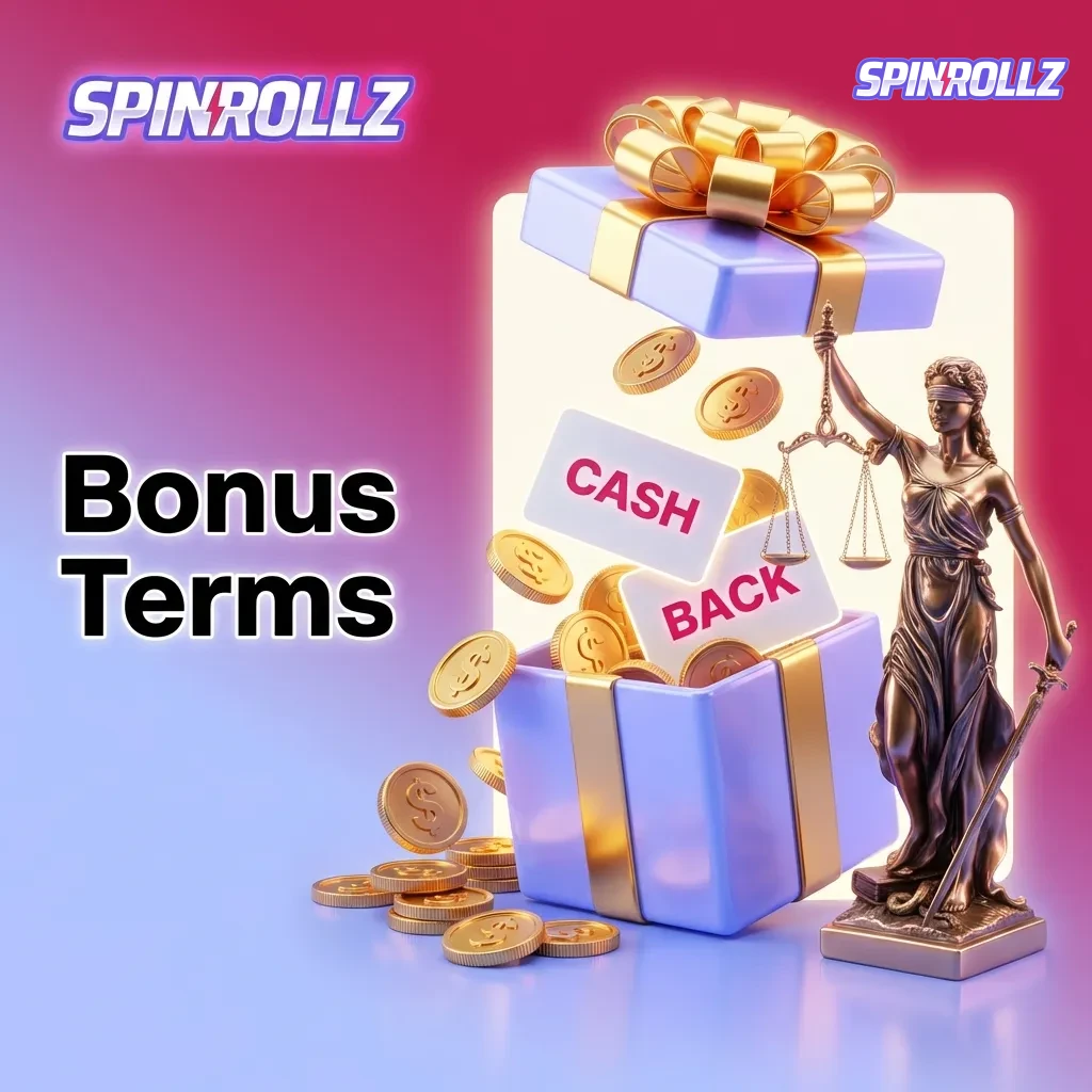 Document showing bonus terms and conditions for online casino promotions with wagering requirements and rules.