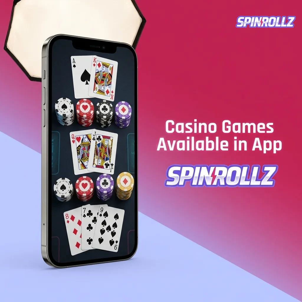Mobile casino app showing pokies, blackjack, roulette, baccarat, live dealer games, video poker and progressive jackpots.