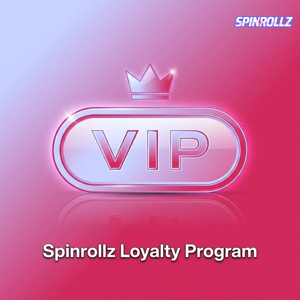 Spinrollz casino loyalty program interface showing tier levels and comp points reward system for wagering activity.