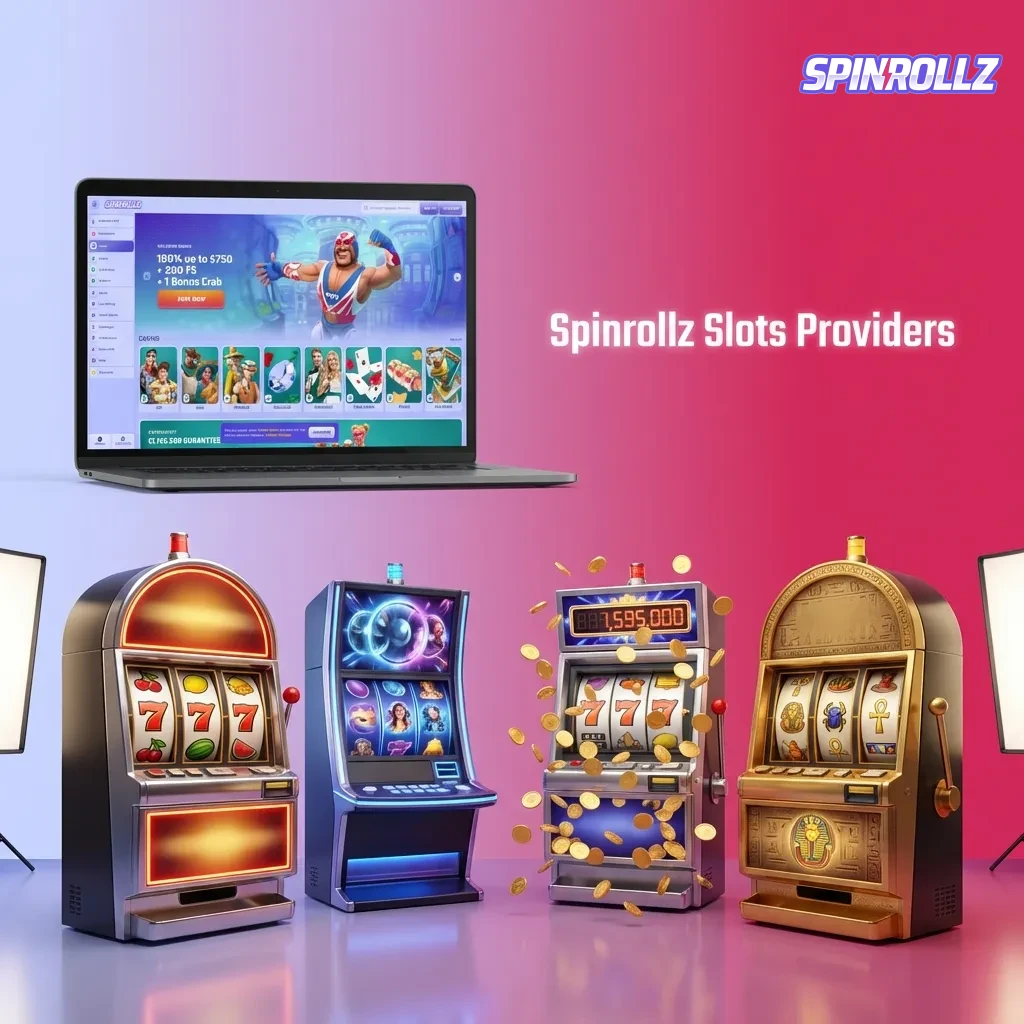 Spinrollz slots from 40+ providers including Pragmatic Play, NetEnt, Microgaming with 2000+ games for Australian players.
