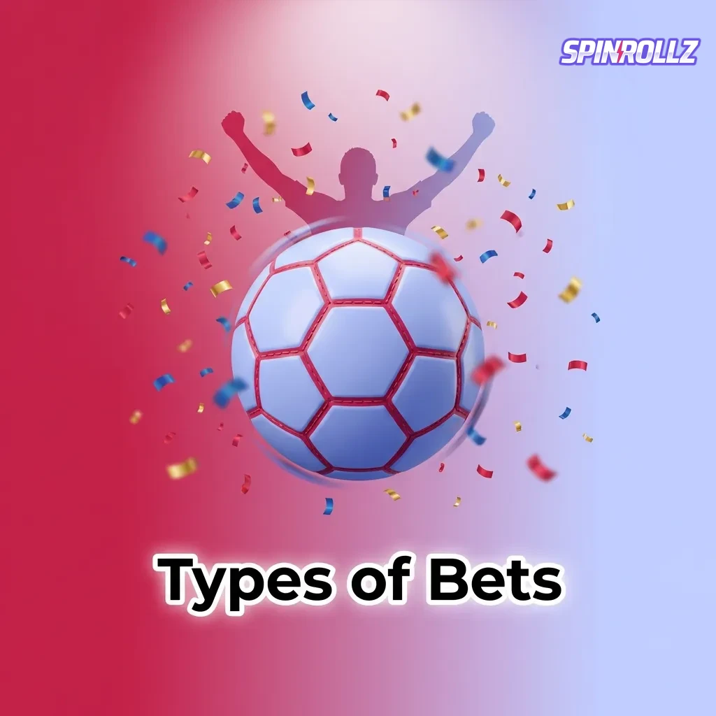 Diagram showing three betting formats: Single Bet, System Bet, and Express Bet with examples and payout structures.