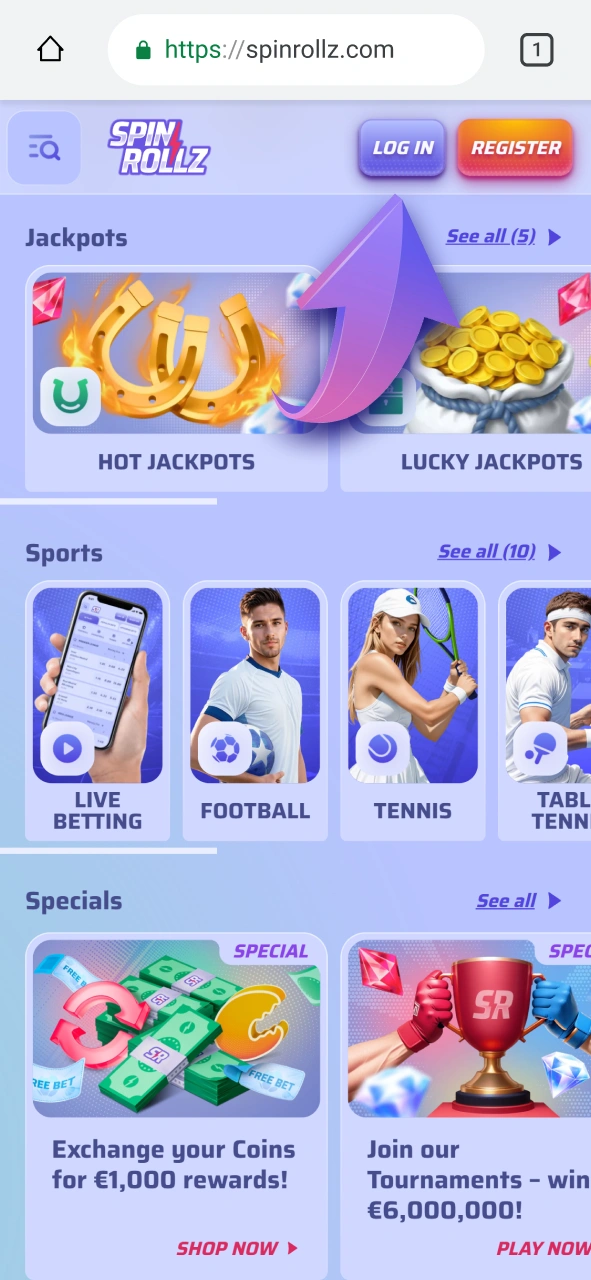Learn how to use all features of the Spinrollz app on Android.