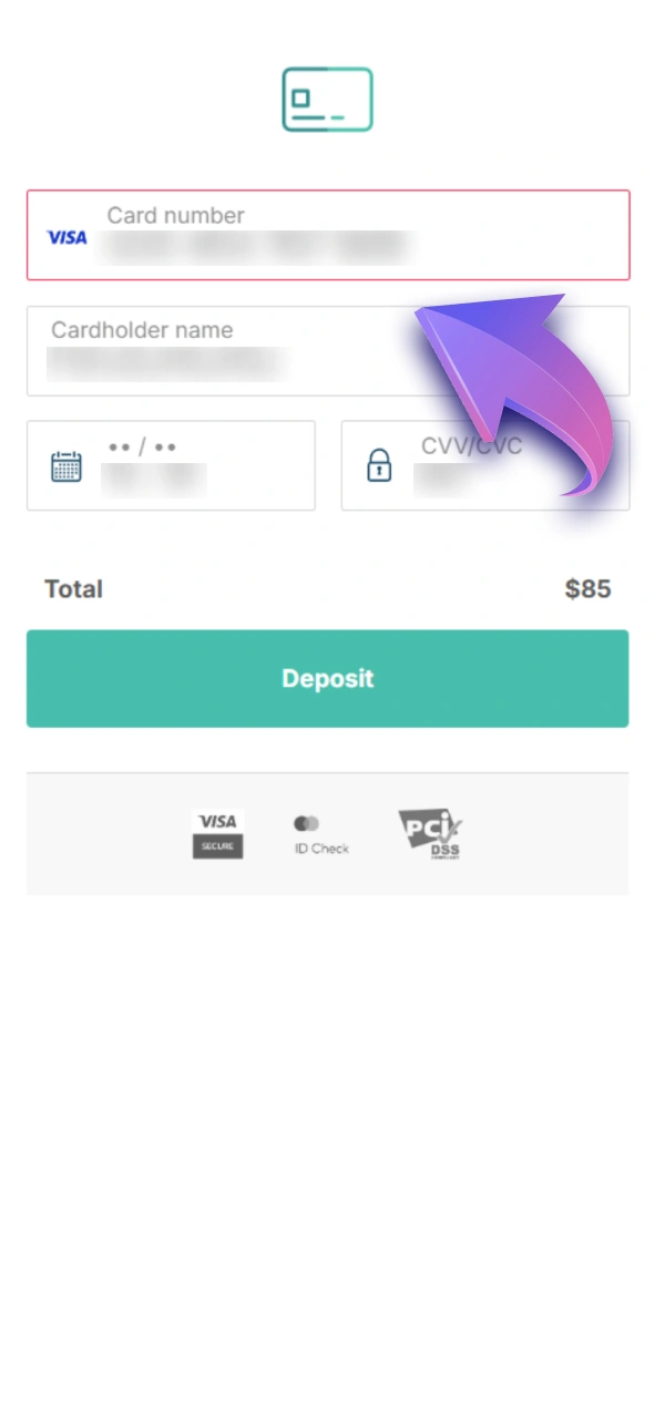 Transfer at Spinrollz to your main balance.
