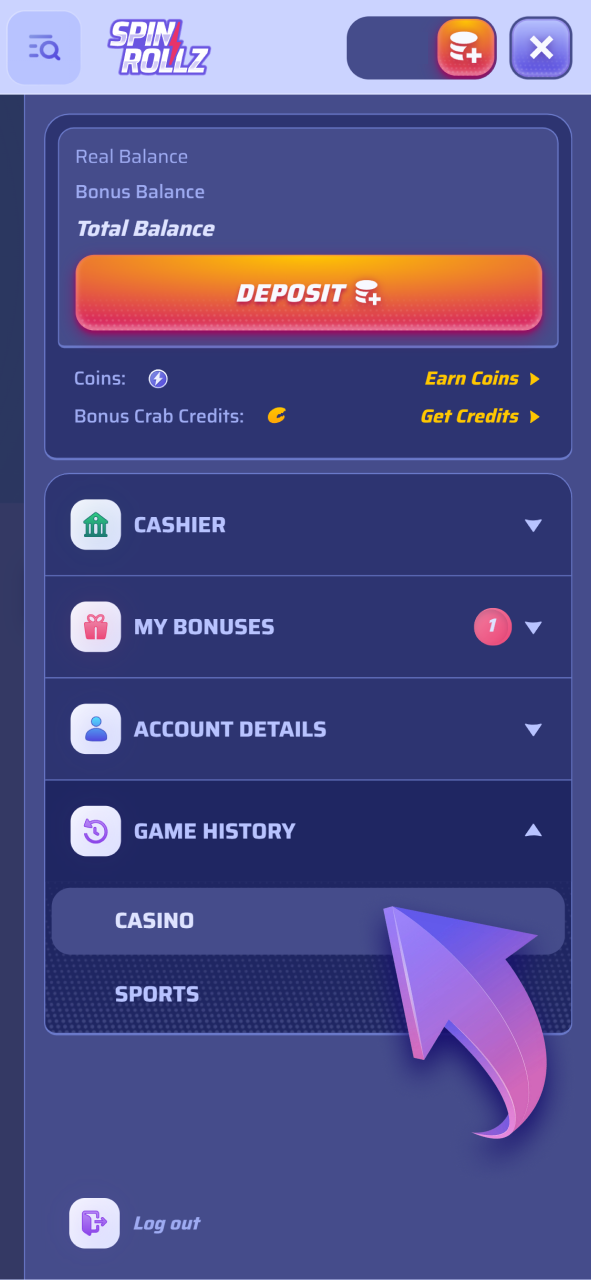 Track your account progress at Spinrollz.